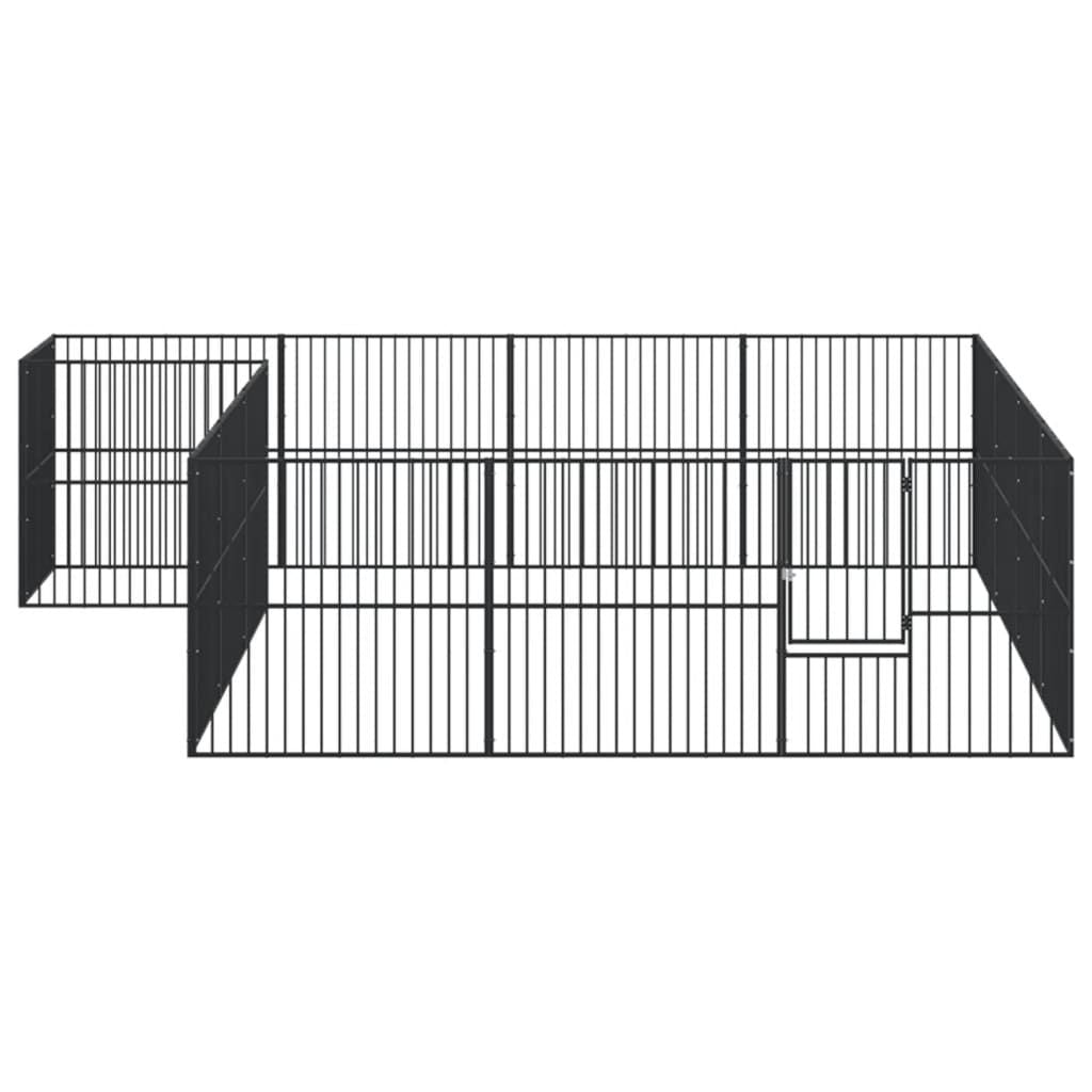Large Galvanized structured Dog Playpen - everyday & Spacious