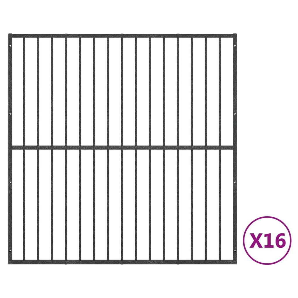 Large Galvanized structured Dog Playpen for Medium Breeds