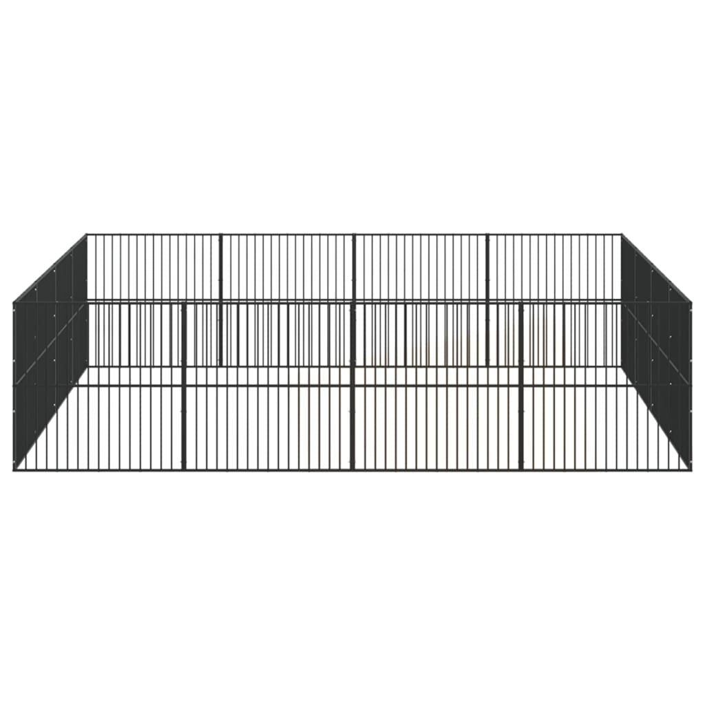 Large Galvanized structured Dog Playpen for Medium Breeds