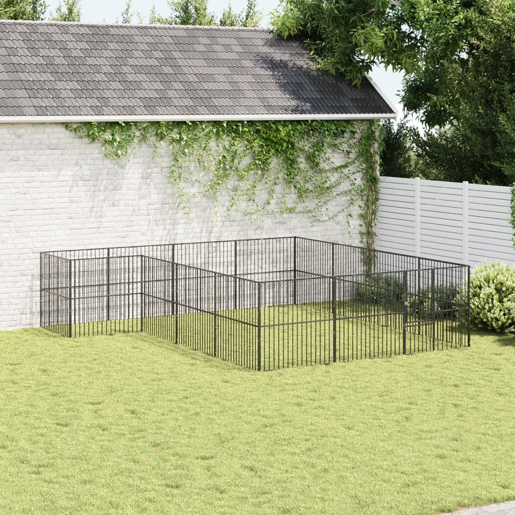 Large Galvanized structured Dog Playpen - everyday & Spacious