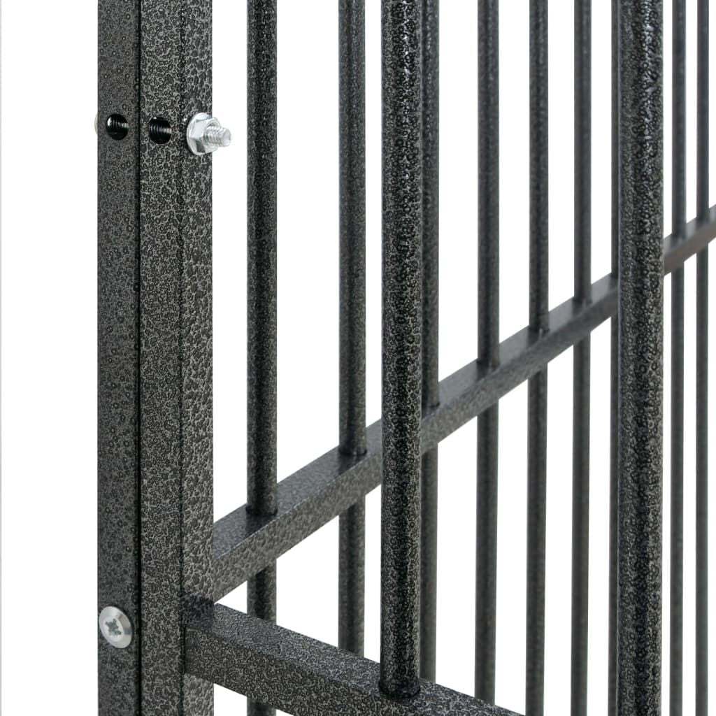 Large Galvanized structured Dog Playpen for Medium Breeds