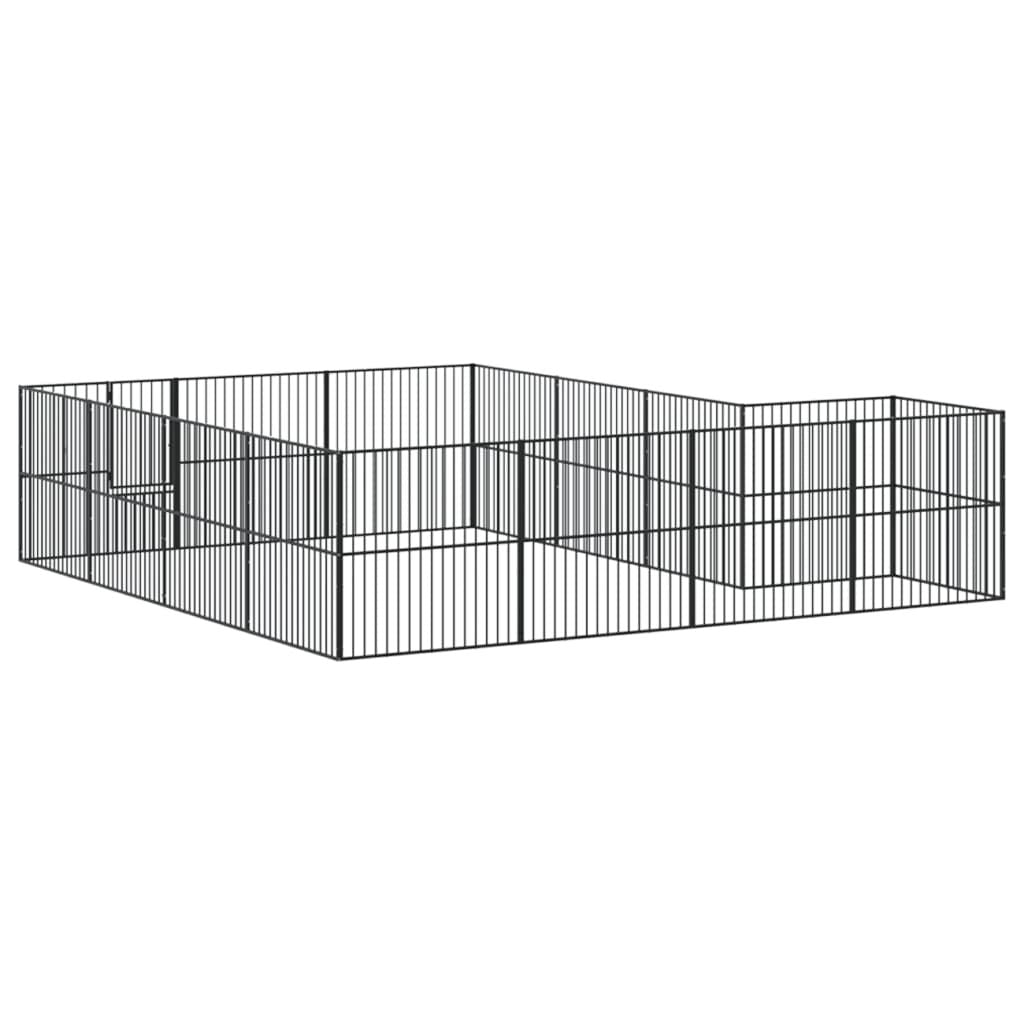Large Galvanized structured Dog Playpen - everyday & Spacious