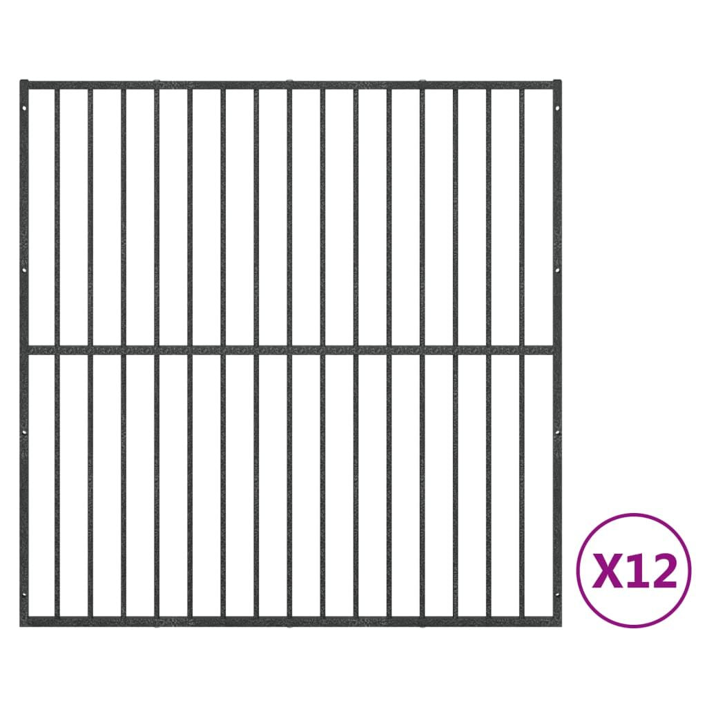 Large practical Dog Playpen – Galvanized structured, Outdoor Use