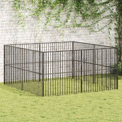 Large 8-Panel Galvanized structured Dog Playpen