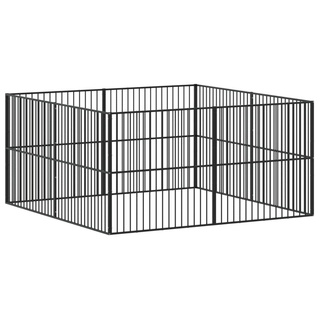 Large 8-Panel Galvanized structured Dog Playpen