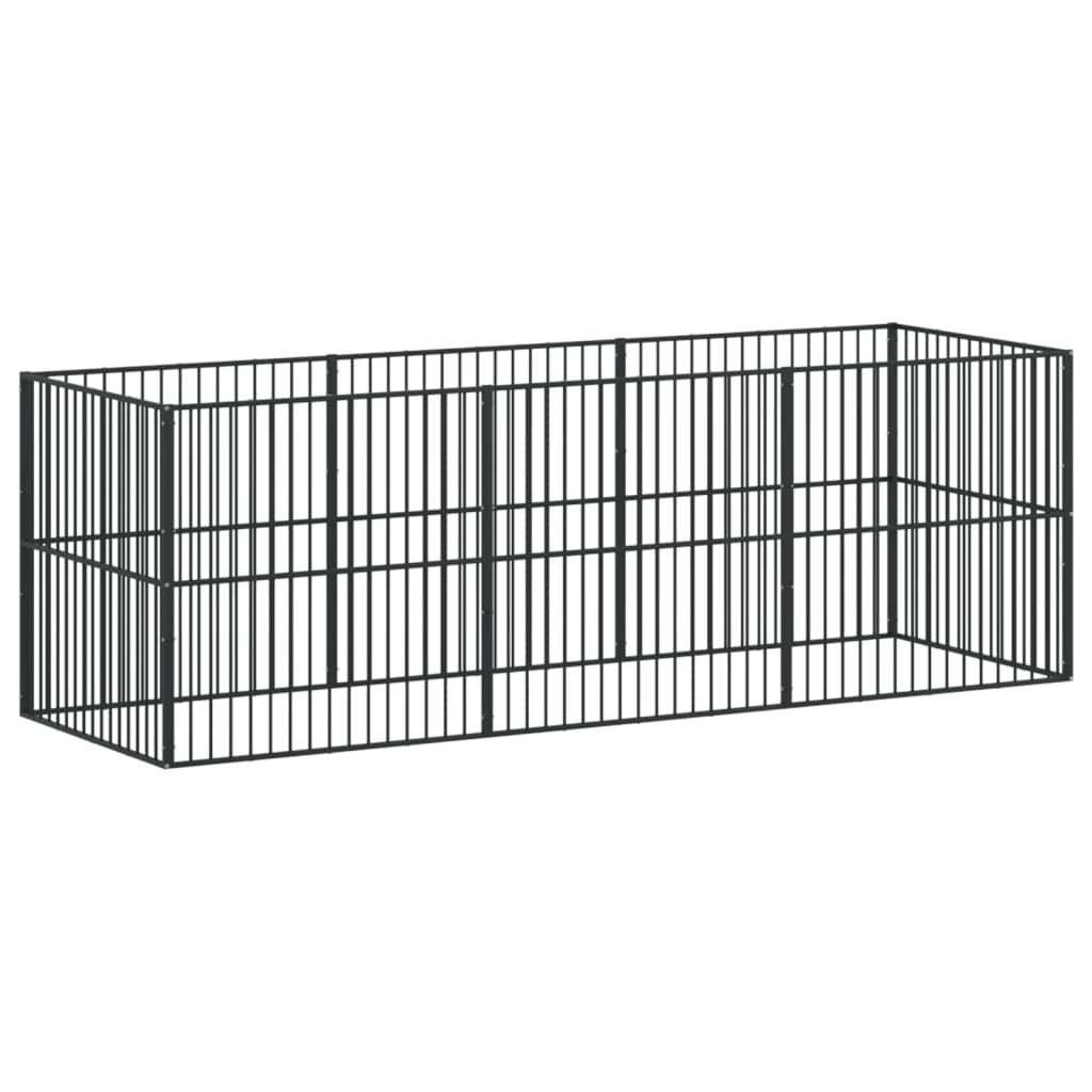 Large 8-Panel Galvanized structured Dog Playpen