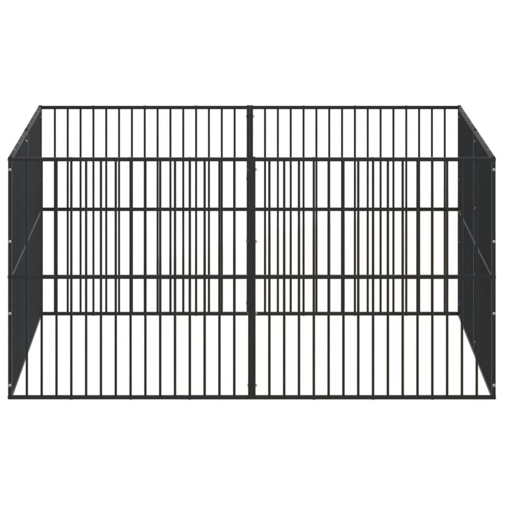Large 8-Panel Galvanized structured Dog Playpen