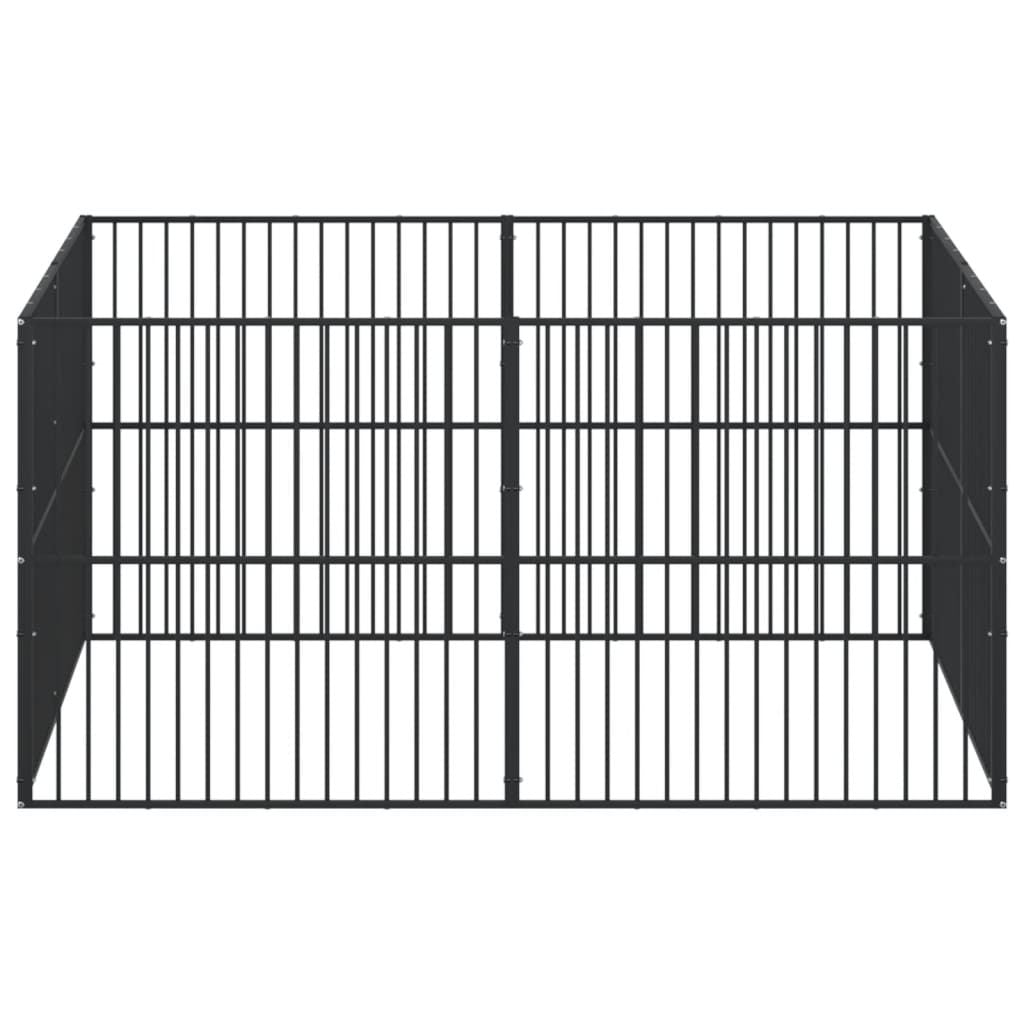 Large 8-Panel Galvanized structured Dog Playpen