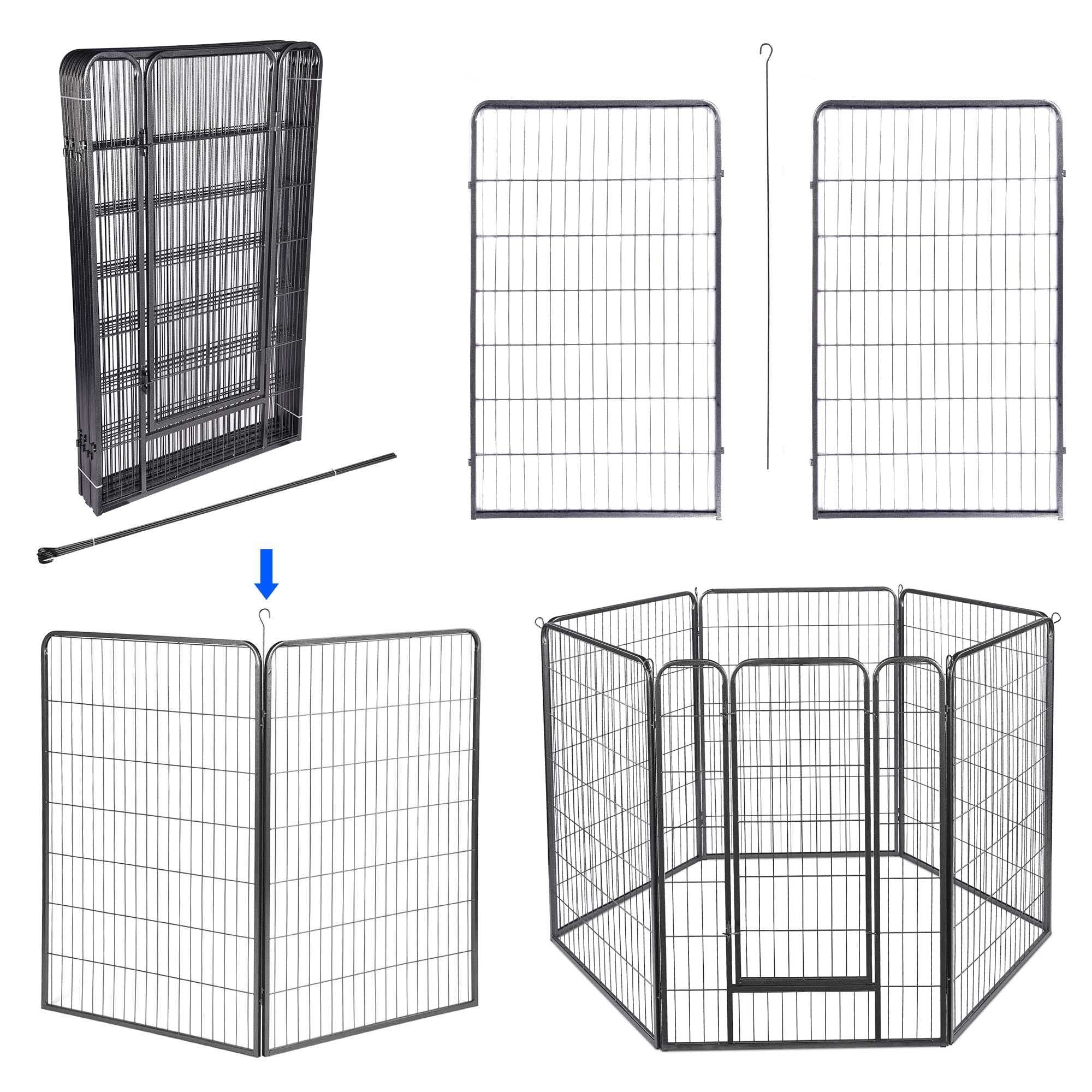 Dog Playpen Fence Outdoor for Yard