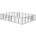 Configurable Dog Playpen with Step-Through Doors for Indoor and Outdoor Use