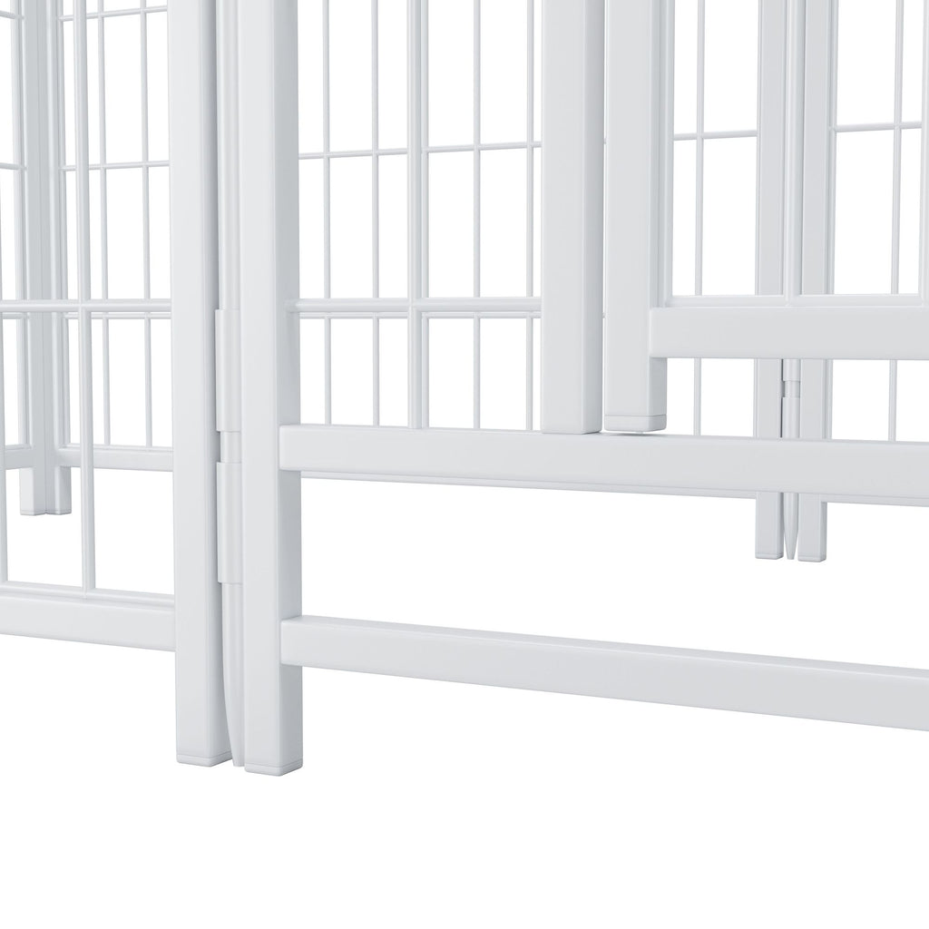 Give Your Pup a Spacious Kingdom: 24" Metal Playpen for Indoor & Outdoor Fun