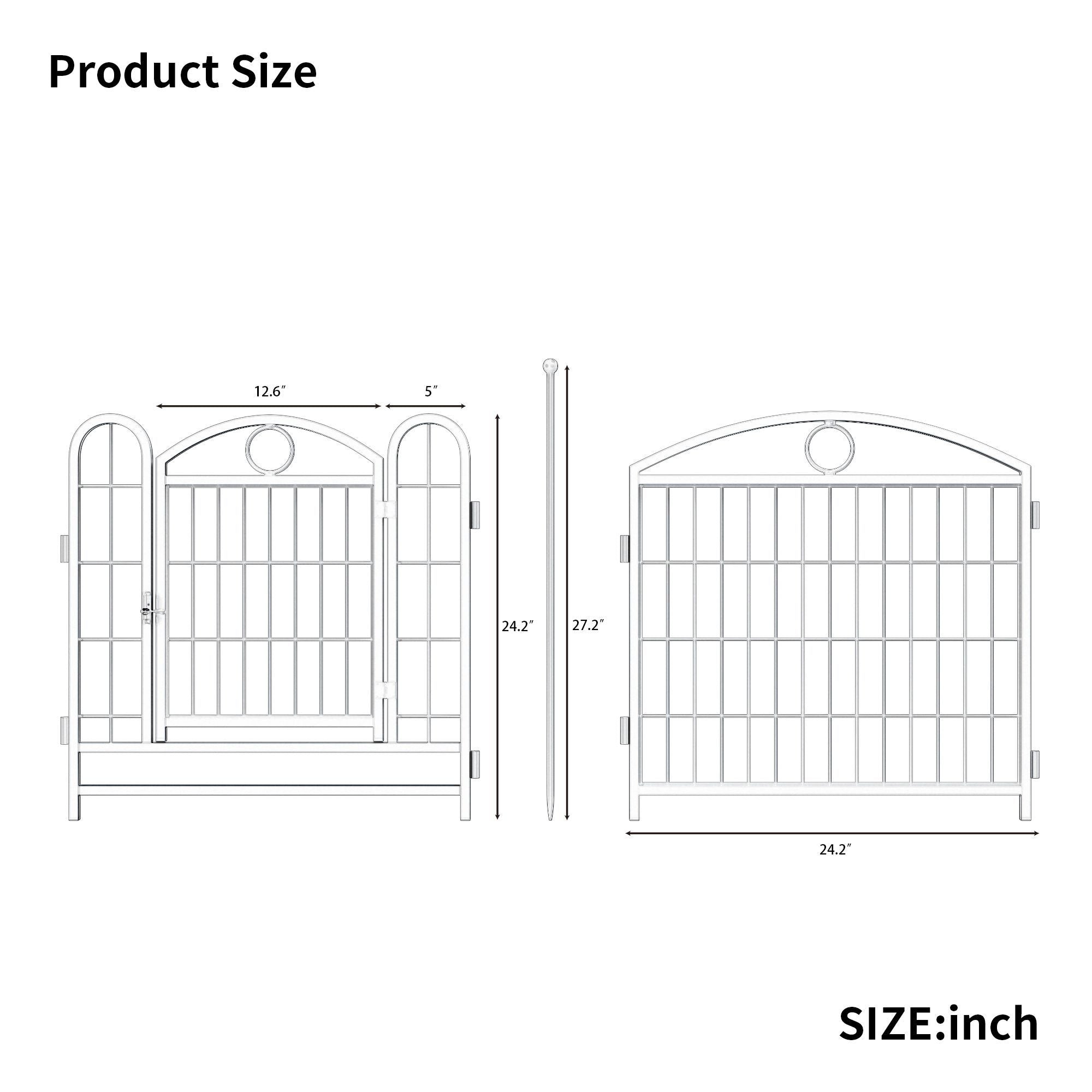 Give Your Pup a Spacious Kingdom: 24" Metal Playpen for Indoor & Outdoor Fun