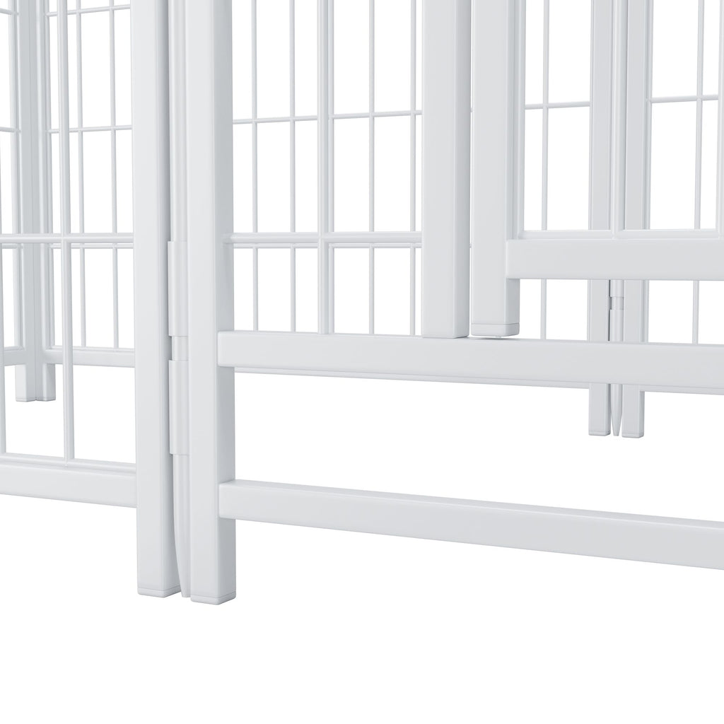 Give Your Pup a Spacious Kingdom: 24" Metal Playpen for Indoor & Outdoor Fun