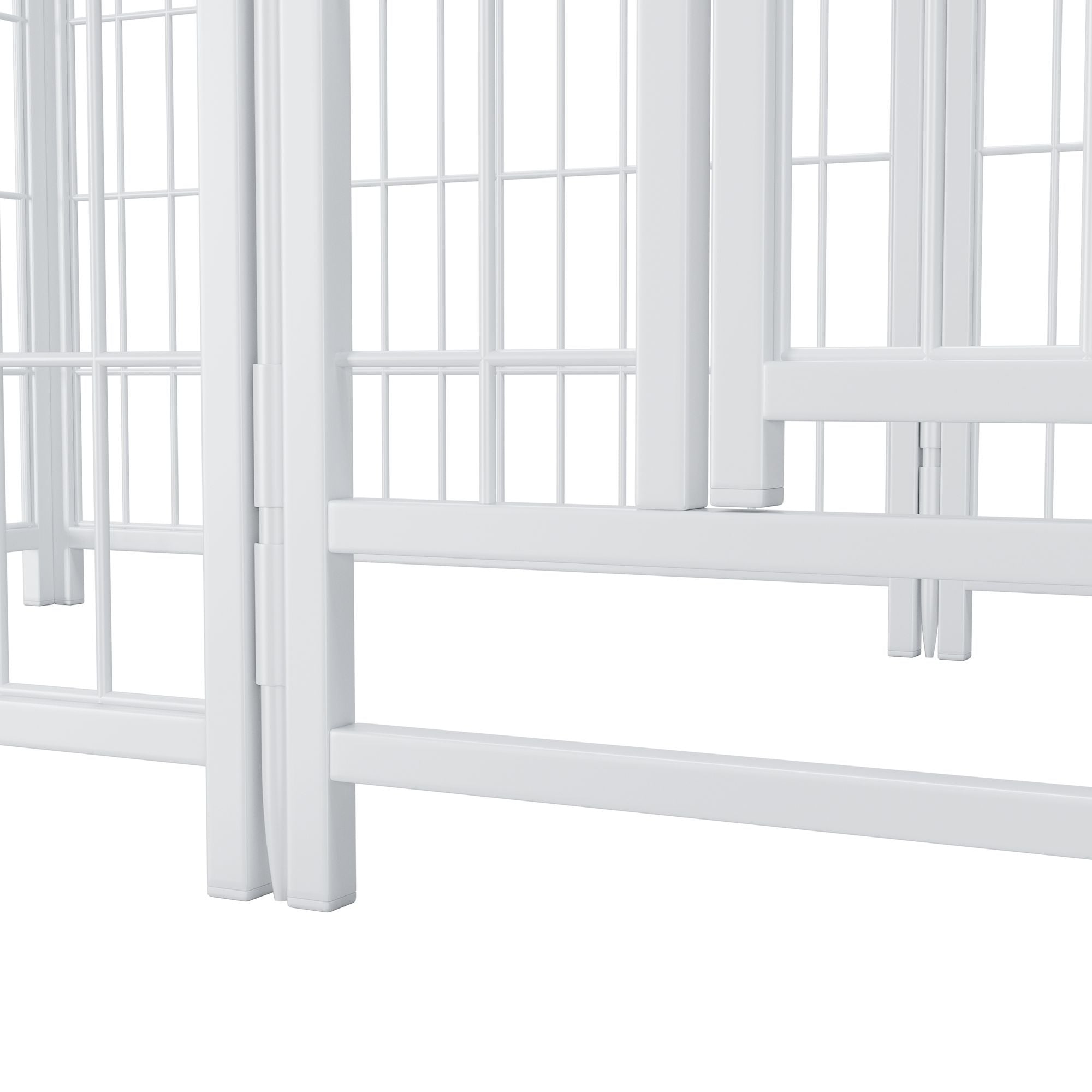 Give Your Pup a Spacious Kingdom: 24" Metal Playpen for Indoor & Outdoor Fun