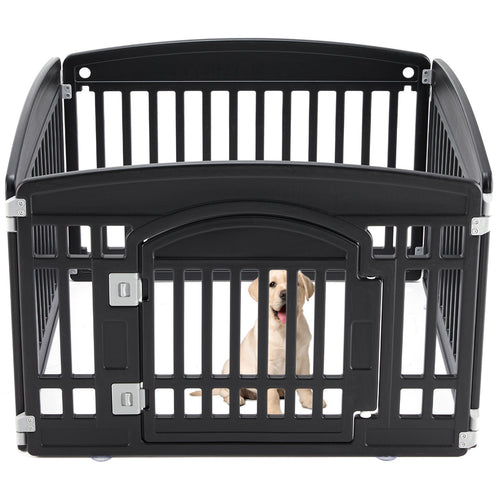 Dog Playpen Safe & Secure Indoor/Outdoor Pet Fence | Folding & Portable | Ideal for Small to Medium Dogs | Easy to – image 2