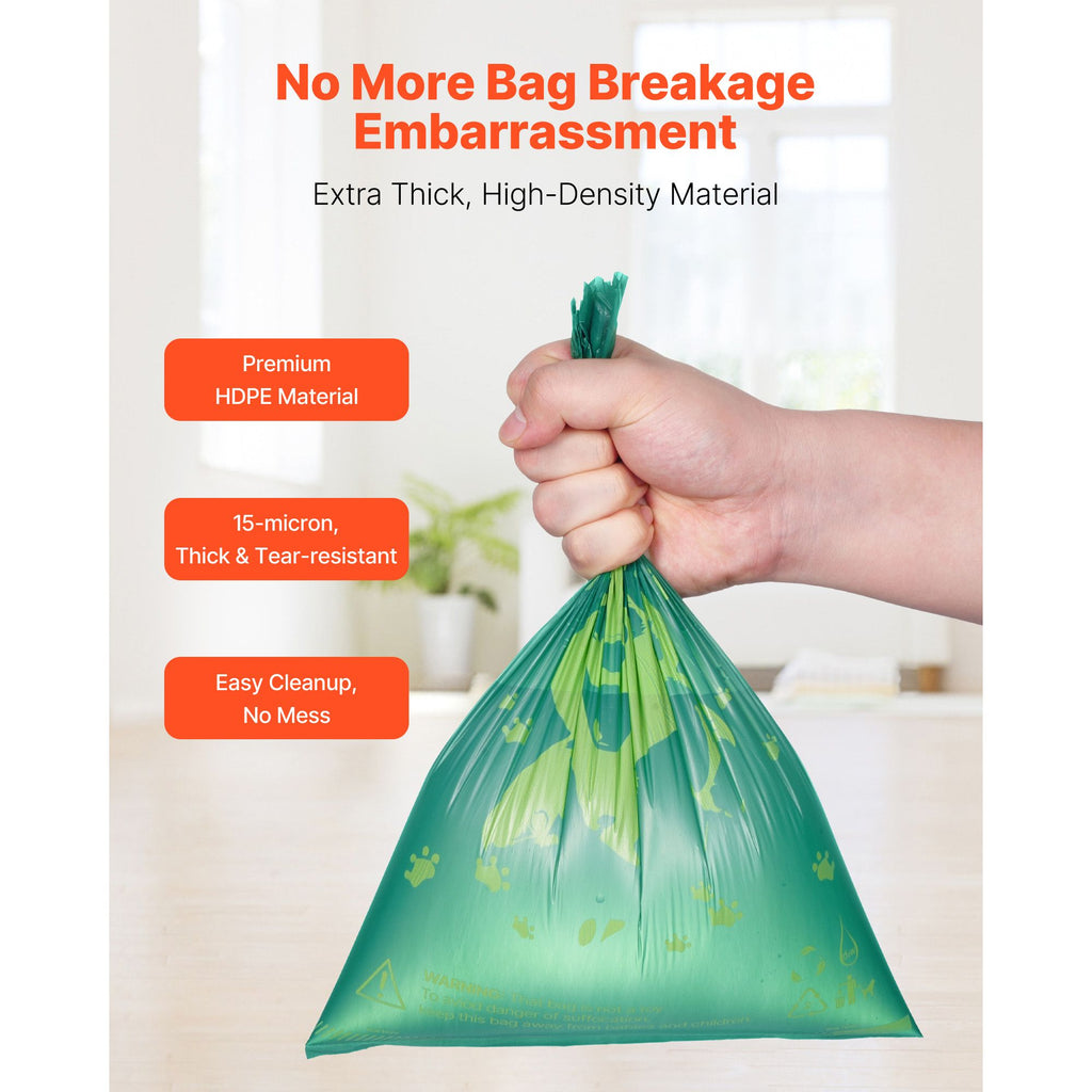 Dog Poop Bags, 270 Counts 13 x 9 in, Sturdy & Thick Pet Waste Bags, Biodegradable HDPE Waste Bag Refill Rolls, Lavender Scented, Leak-Proof Trash Bag for Doggie Cat Pet, Dispenser Not Included
