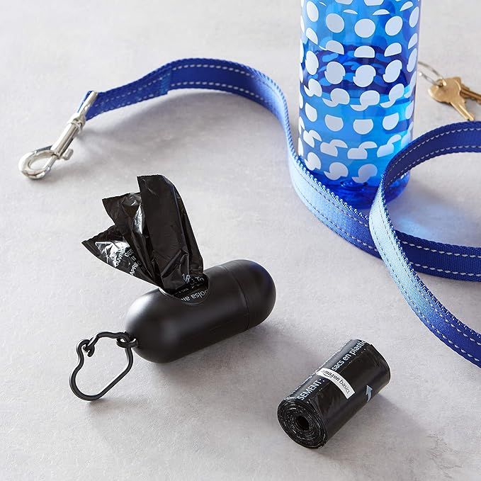 Dog Poop Bags with Dispenser Leakproof Unscented Includes Leash