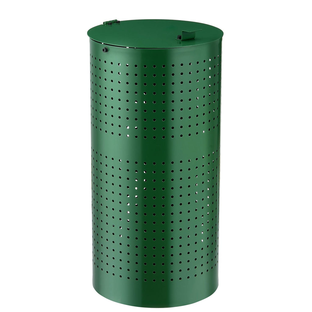 Dog Poop Trash Can with 50 Liner Bags, 11.5 Gallons Outdoor Dog Waste Bin with Lid & Liner Clip for Pet Waste Station, Dog Waste Disposal Container for Garden Backyard Park