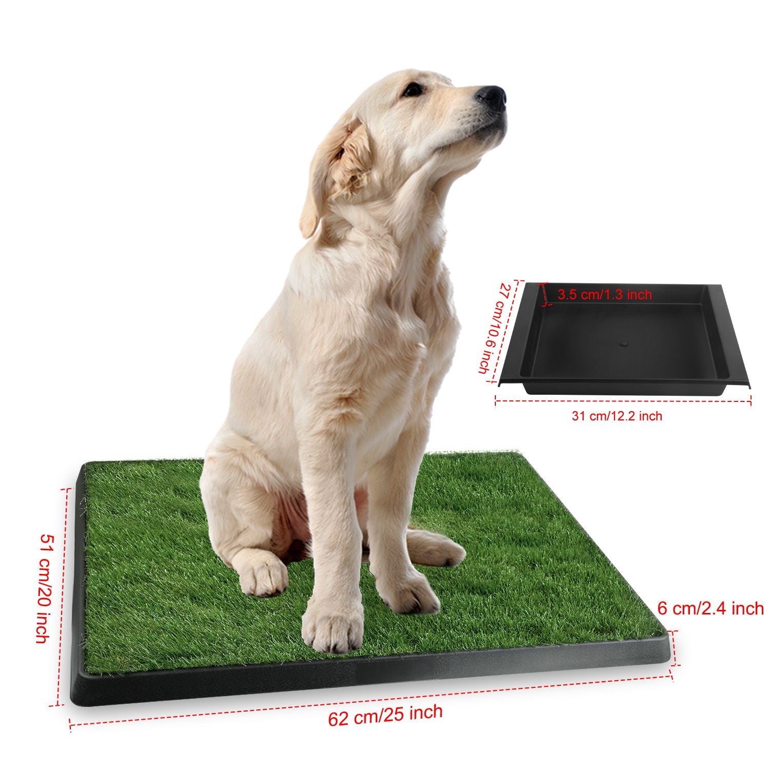 Artificial Grass Dog Potty Training Pad for Indoor Use