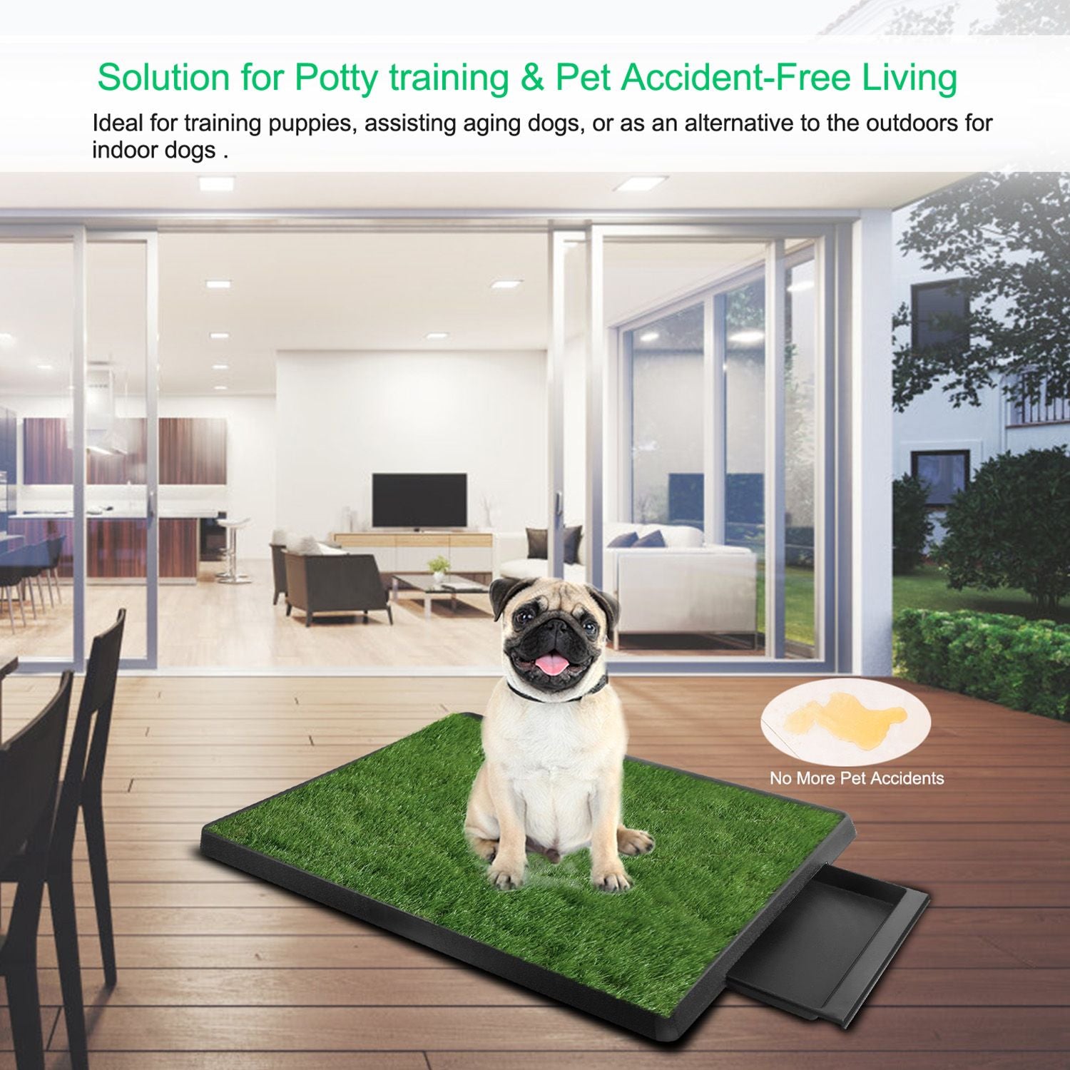 Artificial Grass Dog Potty Training Pad for Indoor Use