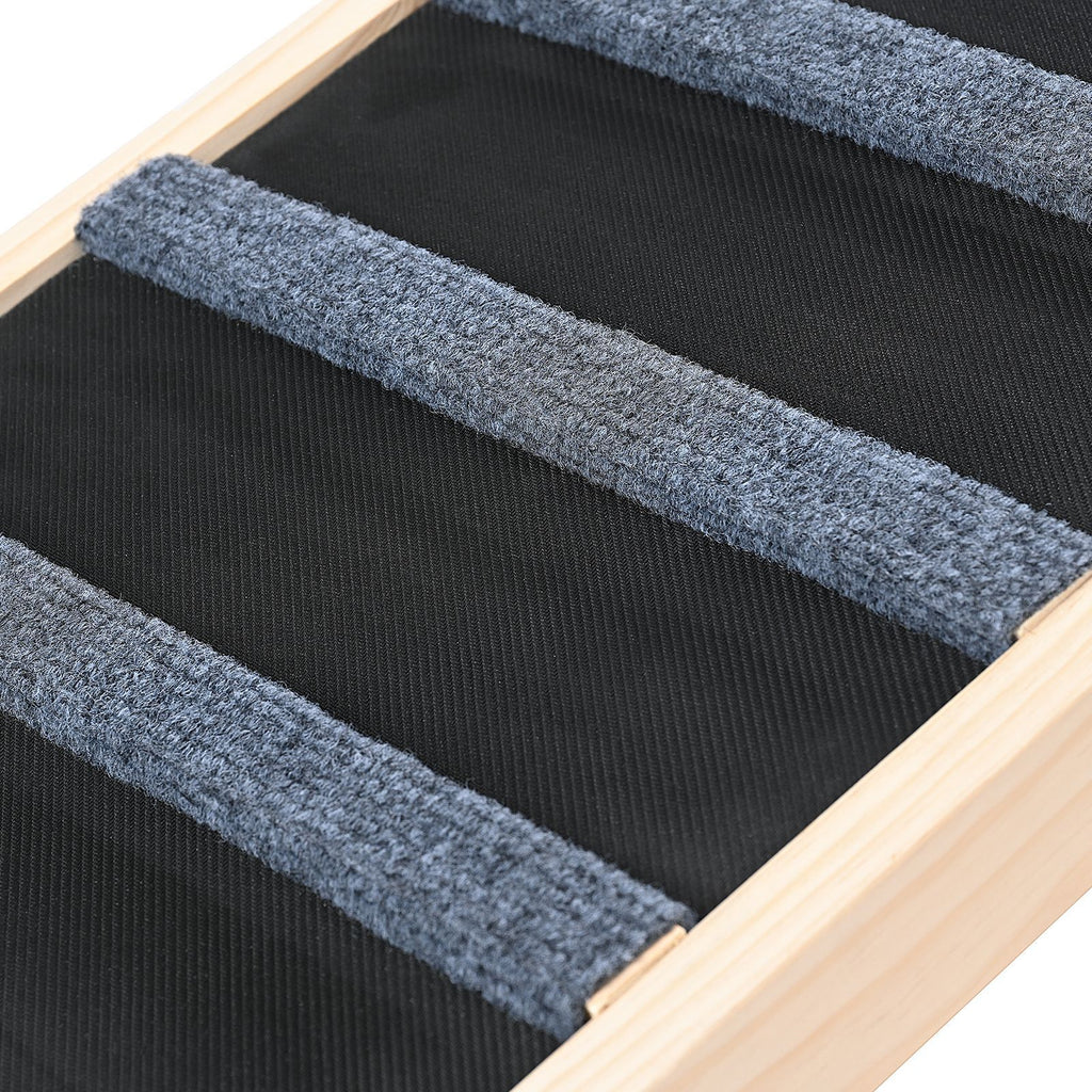 Help Your Pet Climb Safely with the VEVOR Adjustable Wooden Dog Ramp