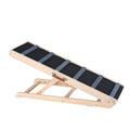 Help Your Pet Climb Safely with the VEVOR Adjustable Wooden Dog Ramp