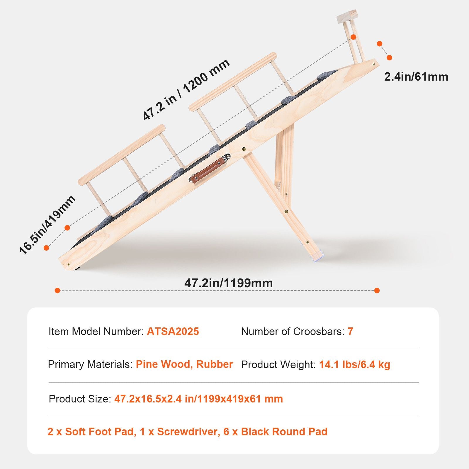 Help Your Pet Climb Safely with the VEVOR Adjustable Dog Ramp