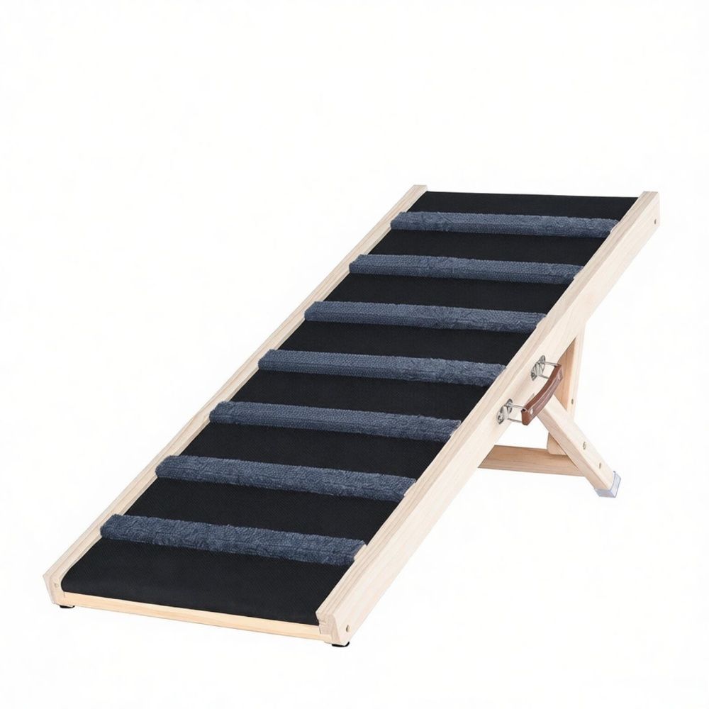 Dog Ramp with Non-Slip and Adjustable Height 39.3 X 15.7 X 1.8 in