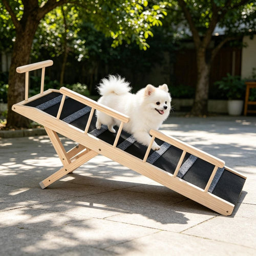 Dog Ramp with Non-Slip and Adjustable Height 47.2 X 16.5 X 2.4 in – image 2