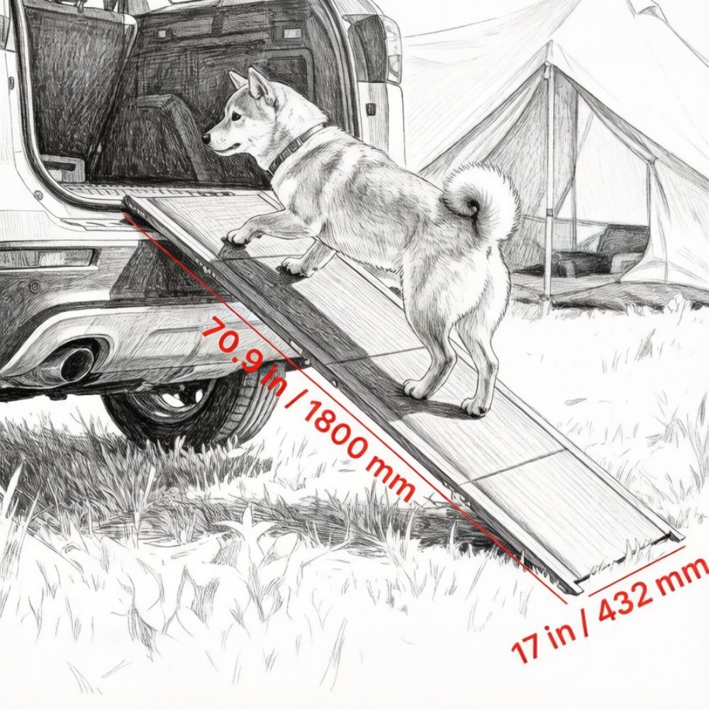 Dog Ramp with Non-Slip for Indoor