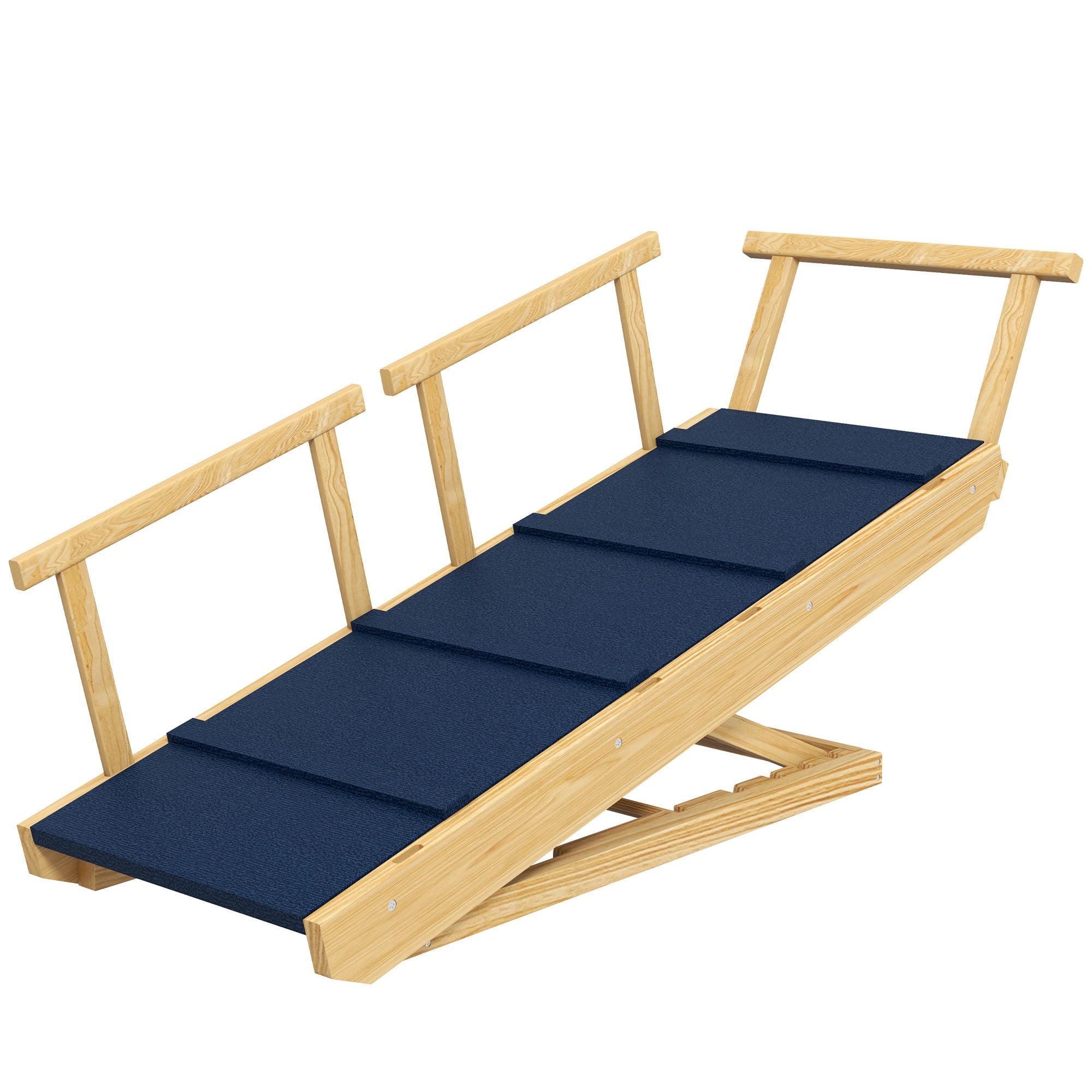 Help Your Dog Up Safely with an Adjustable, Foldable Ramp