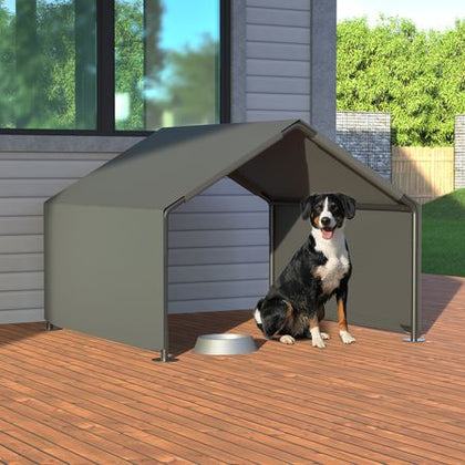 Portable Dog Shade Shelter with UV Protection and Water-Resistant Canopy