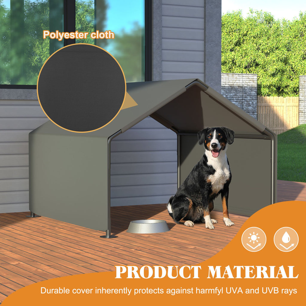Portable Dog Shade Shelter with UV Protection and Water-Resistant Canopy