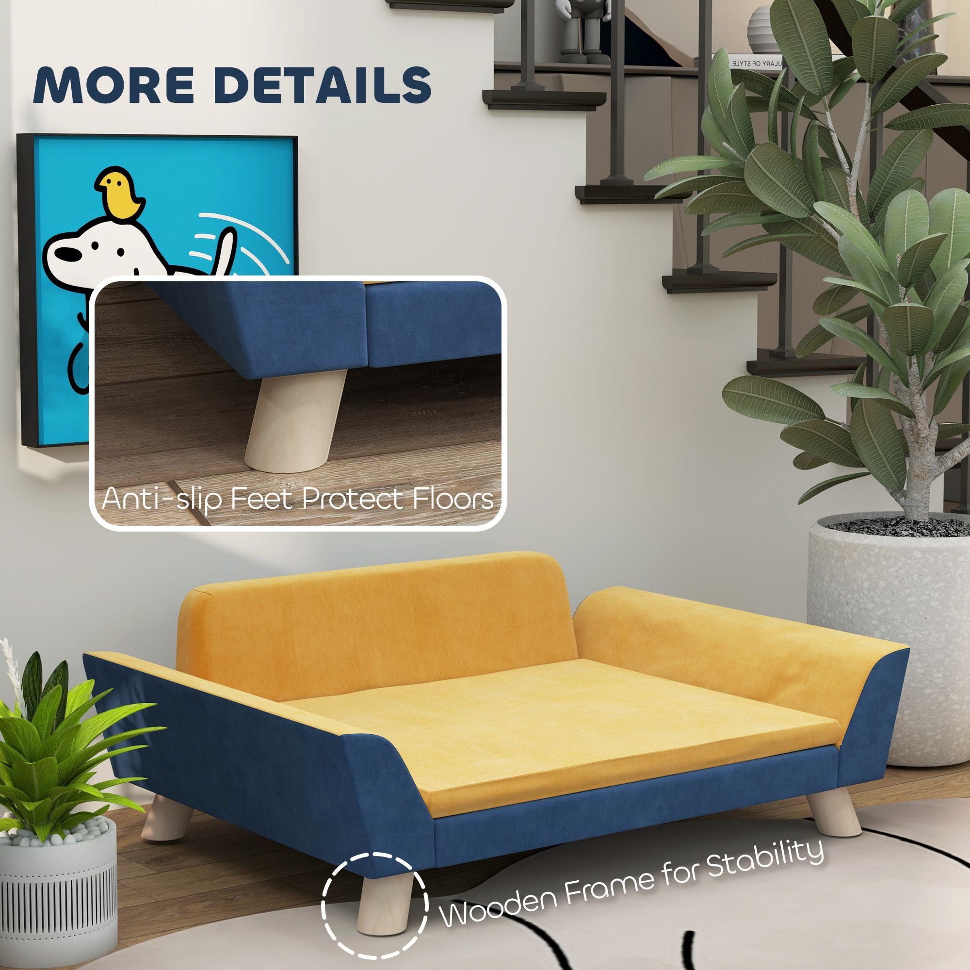 Give Your Small Dog a Cozy Couch of Their Own – Plush, Washable & Non-Slip