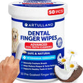 Dog Teeth Cleaning Wipes – Plaque & Tartar Remover with Coconut Oil