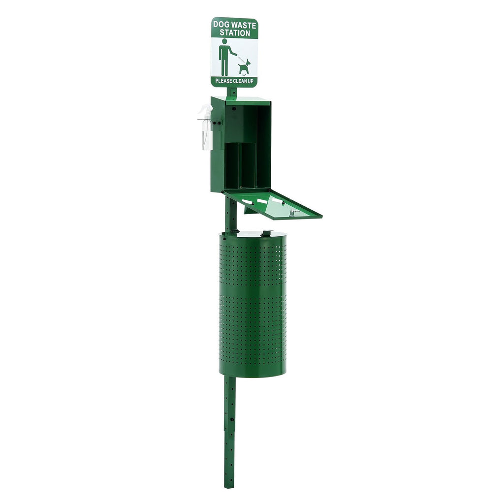 Simplify Dog Waste Cleanup with Our 11.5-Gallon Waste Station