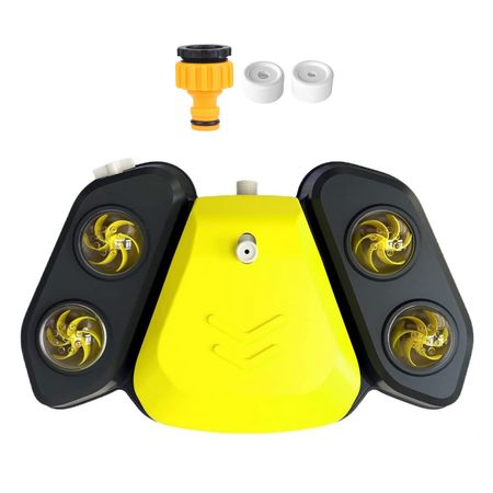 Automatic Dog Water Fountain with Sprinkler for Drinking and Fun
