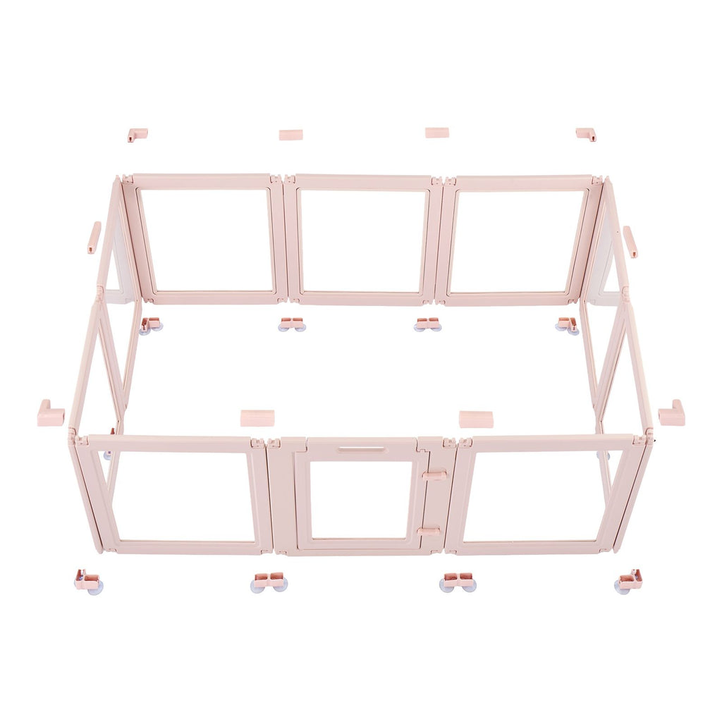 Dog Whelping Box, lightweight Dog Whelping Pen for Medium Sized Dogs, water-ready Transparent