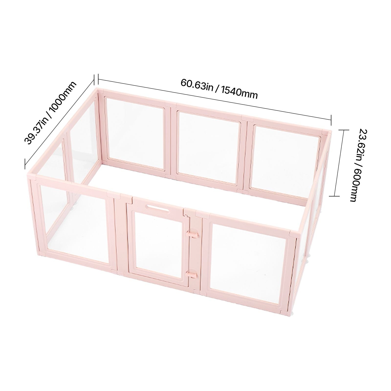 Dog Whelping Box, lightweight Dog Whelping Pen for Medium Sized Dogs, water-ready Transparent