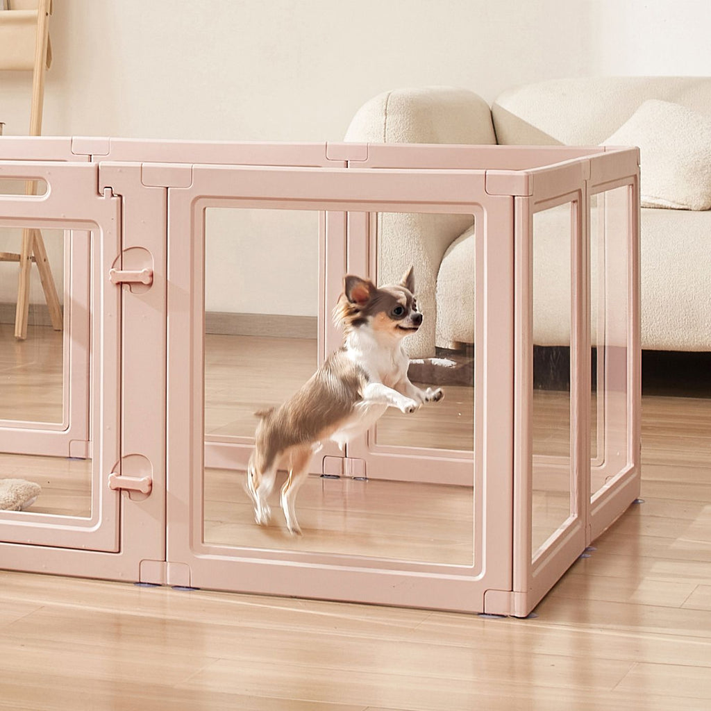Dog Whelping Box, lightweight Dog Whelping Pen for Medium Sized Dogs, water-ready Transparent