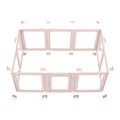 Dog Whelping Box, lightweight Dog Whelping Pen for Medium Sized Dogs, water-ready Transparent