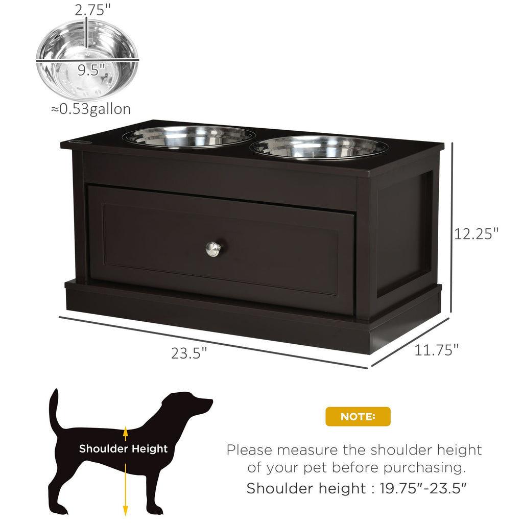 Elevate Your Large Dog's Dining Experience with Style and Storage