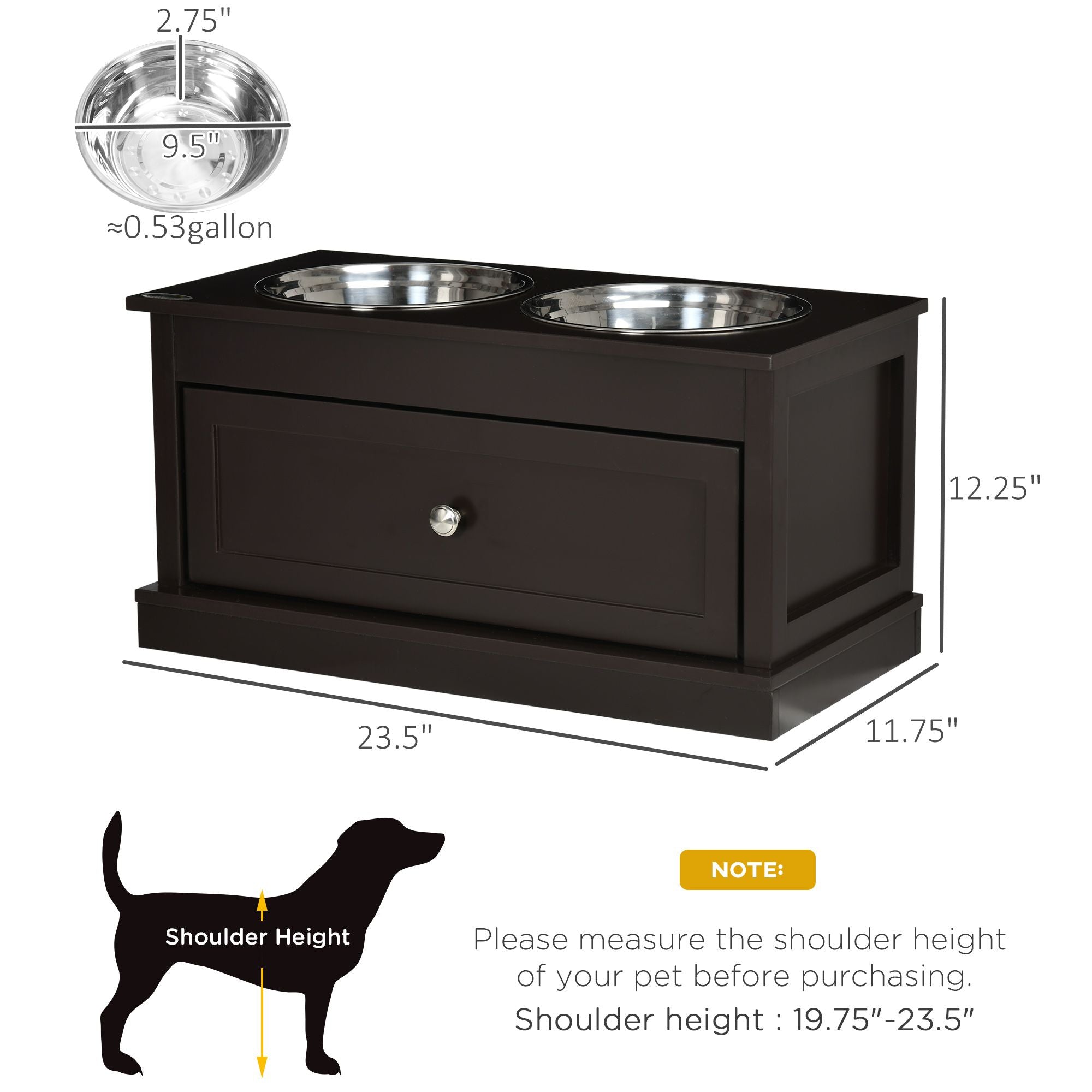 Elevate Your Large Dog's Dining Experience with Style and Storage