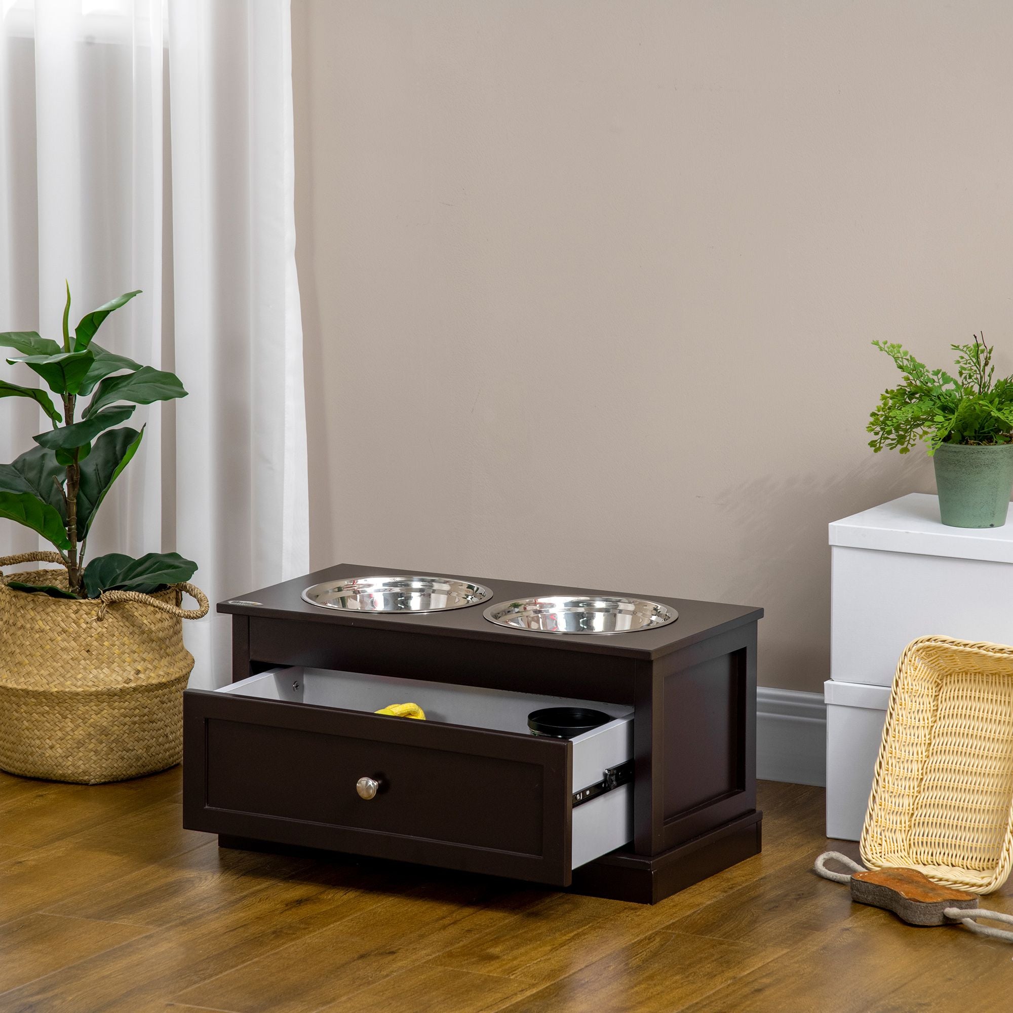 Elevate Your Large Dog's Dining Experience with Style and Storage