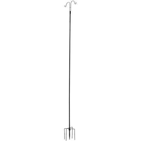 Double Shepherds Hooks for Outdoor, 8 Pack 108 practical Bird Feeder Pole, 3/4 Thick Gard