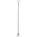 Double Shepherds Hooks for Outdoor, 8 Pack 108 practical Bird Feeder Pole, 3/4 Thick Gard