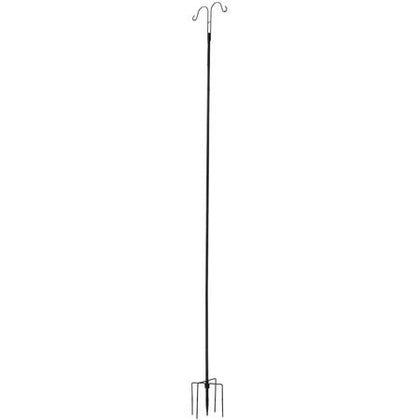 Double Shepherds Hooks for Outdoor, 8 Pack 108 practical Bird Feeder Pole, 3/4 Thick Gard