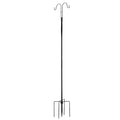 8-Pack practical Double Shepherds Hooks for Outdoor Bird Feeders and Decor