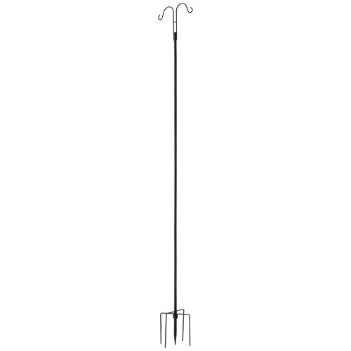 8-Pack 92- practical Double Shepherds Hooks for Outdoor Bird Feeders