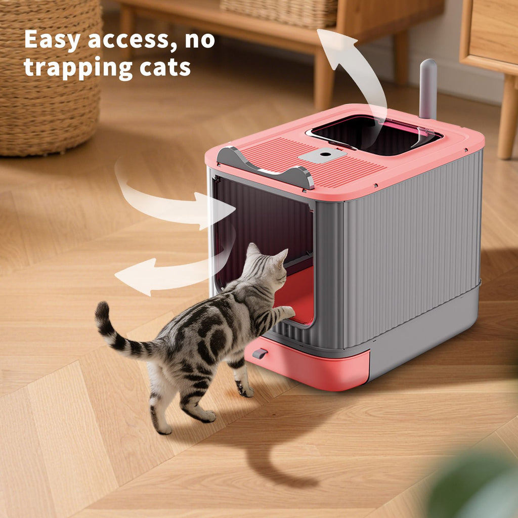 Effortless Cleaning with Our Foldable Drawer Litter Box
